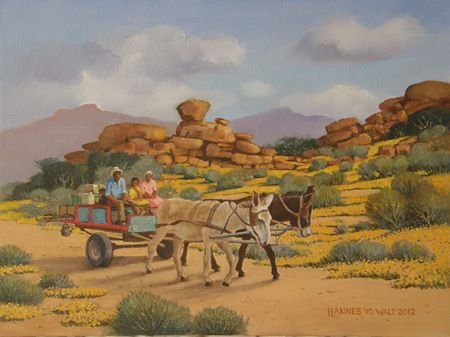 Oil on Canvas Board Size: (405x305x4)mm Frame: (592x492x27)mm SOLD 2012 SOUTH AFRICA (Commissioned)